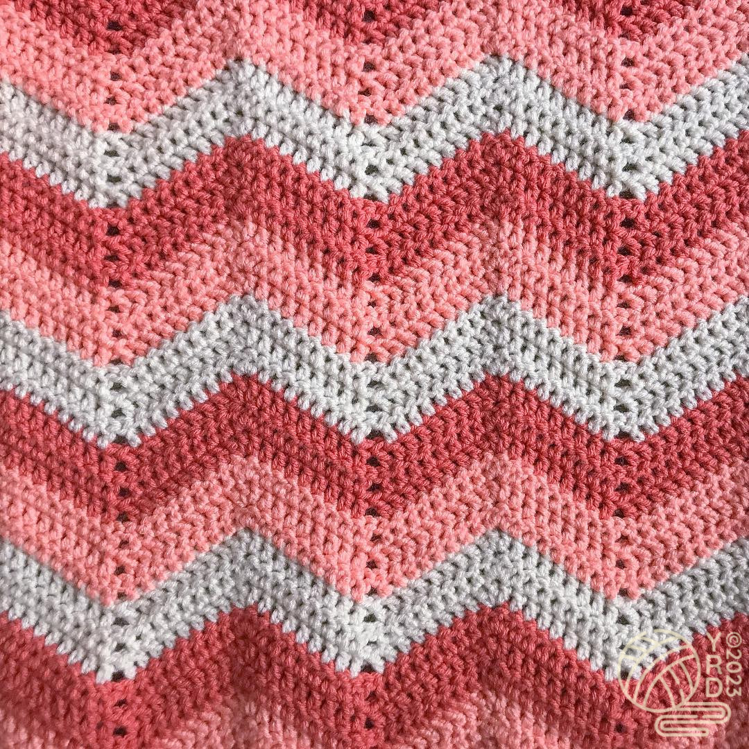 (Double/Treble) Crochet Ripple Baby Blanket Pattern - Image 11