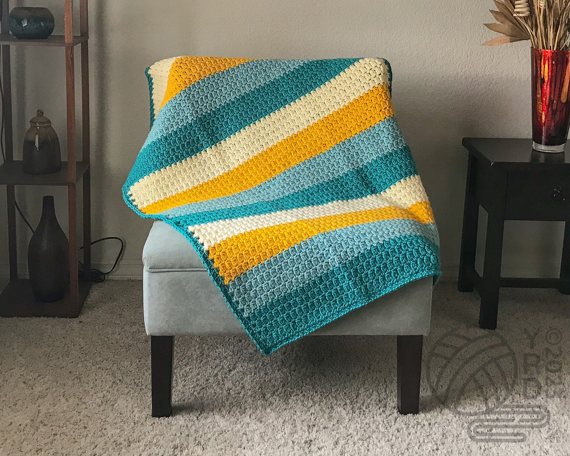 Crochet Cluster Baby Blanket Pattern