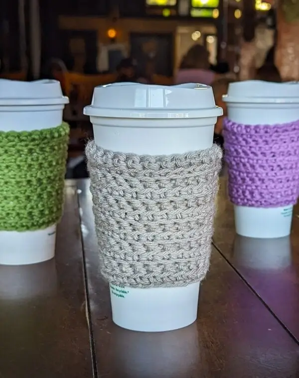 Crochet Guiding Rings Cup Sleeve Pattern