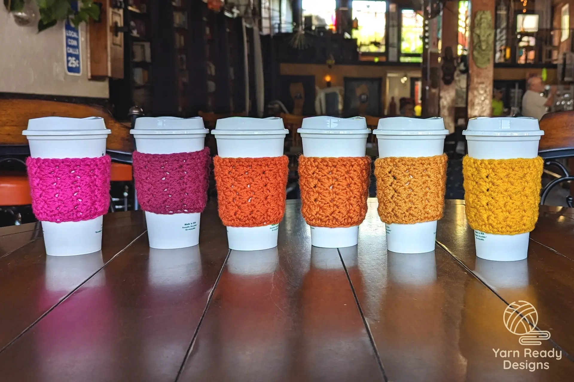 Crochet Suzette Stitch Cup Sleeve Pattern - Image 4