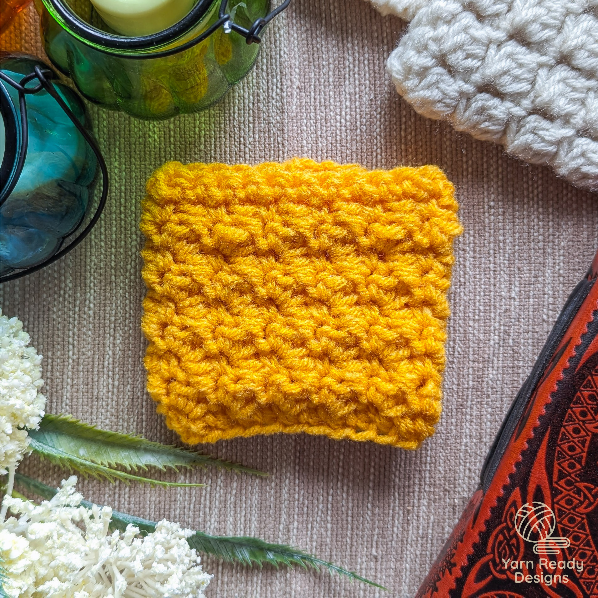 Crochet Suzette Stitch Cup Sleeve Pattern - Image 3