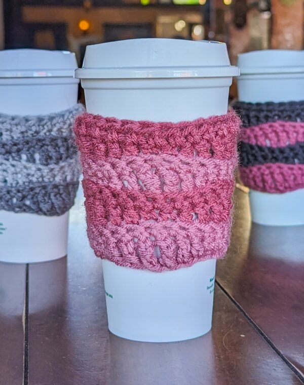 Crochet Waves Cup Sleeve Pattern