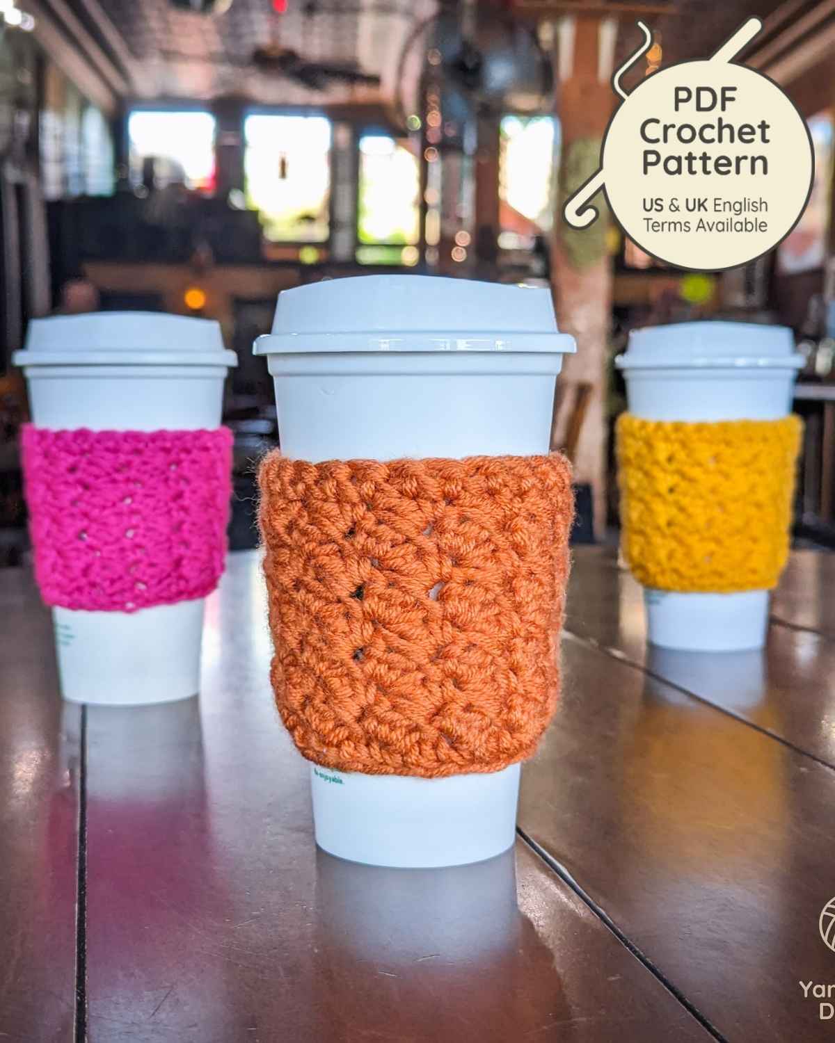Crochet Suzette Stitch Cup Sleeve Pattern - Image 2
